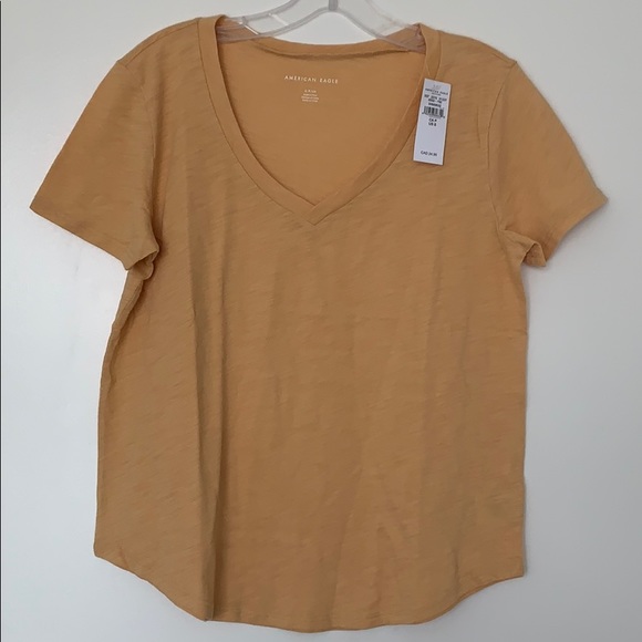 American Eagle Tangerine Tee - Picture 2 of 7
